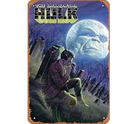 Zuhhgii Retro Anime Tin signs - IMMORTAL HULK TP VOL 04 ABOMINATION - Cartoon Metal Sign film Poster for Music Cafe Bar Restaurant Supermarket Shop Film Gifts 8x12 Inches Plaque.