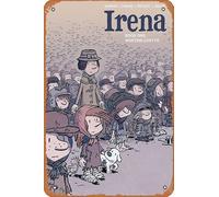 Zuhhgii Retro Anime Tin signs - IRENA HC VOL 01 WARTIME GHETTO - Cartoon Metal Sign film Poster for Music Cafe Bar Restaurant Supermarket Shop Film Gifts 8x12 Inches Plaque.