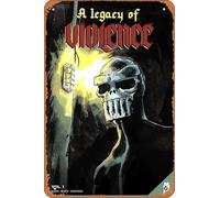 Zuhhgii Retro Anime Tin signs - LEGACY OF VIOLENCE VOL 1 TP - Cartoon Metal Sign film Poster for Music Cafe Bar Restaurant Supermarket Shop Film Gifts 8x12 Inches Plaque.