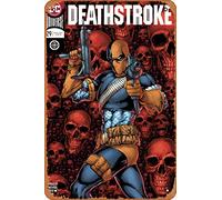 Zuhhgii Retro Cartoon Metal Tin - Deathstroke (3rd Series) 29 Var A Comic Book NM - Anime Tin Sign Poster,Wall Art,Vintage Plaque Sign for Bar Restaurant Home Coffee Bathroom Garage Office Wall Decor