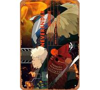 Zuhhgii Retro Classic Cartoon Metal Tin - NEVERENDER THE FINAL DUELS #2 B - Anime Tin Sign Poster Novelty Retro Art Wall Decor for Home Gate Garden Bars Restaurants Music Cafes Office Store Pubs Club