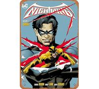 Zuhhgii Retro Classic Cartoon Metal Tin - NIGHTWING TP VOL 07 SHRIKE - Anime Tin Sign Poster Novelty Retro Art Wall Decor for Home Gate Garden Bars Restaurants Music Cafes Office Store Pubs Club Movie
