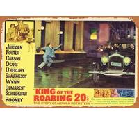 Zuhhgii Retro Classic KING OF THE ROARING 20’s Original Lobby card 7 David Janssen Gambling Tin Sign Movie Poster Wall Decor Vintage Film TV Metal Signs for Gift Karaoke Man Cave Bar Pub Kitchen Home