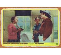 Zuhhgii Retro Classic Movie Poster SUNDOWNERS 1960 Deborah Kerr Robert Mitchum US Lobby Card 5 Vintage Metal Tin Sign Old TV Film Poster Gift Karaoke Bar Pub Club Decorative Wall Plates Man Cave Home