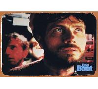 Zuhhgii Retro Classic Movie Poster THE BOAT aka DAS BOOT Original Lobby card 8 Jürgen Prochnow Wolfgang Petersen Vintage Metal Tin Sign Old TV Film Poster Gift Karaoke Bar Pub Club Decorative Wall