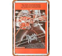 Zuhhgii Retro Classic Movie Poster THE BUDDY HOLLY STORY Original Daybill Movie Poster Gary Busey Don Stroud Vintage Metal Tin Sign Old TV Film Poster Gift Karaoke Bar Pub Club Decorative Wall Plates