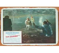 Zuhhgii Retro Classic Movie Poster THE CHASE 1966 Marlon Brando Jane Fonda Lobby card 5 Vintage Metal Tin Sign Old TV Film Poster Gift Karaoke Bar Pub Club Decorative Wall Plates Man Cave Home Decor