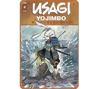 Zuhhgii Retro comics characters Metal Sign - USAGI YOJIMBO WANDERERS ROAD #4 (OF 6) PEACH MOMOKO CVR - Film Poster for Music Cafe Bar Restaurant Supermarket Shop Film Gifts Anime Metal Tin Sign 8x12