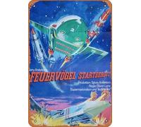 Zuhhgii Retro Film Metal Sign Thunderbirds Are Go,Movie Sign,Art cute Sign Wall Decor Poster Home Bedroom Kitchen Bar Home Cafe 8x12 Inch Tin Sign.