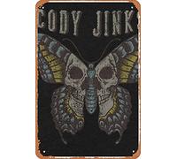 Zuhhgii Retro Metal Plaque Sign | Cody jinks butterfly | Vintage Funny Tin Sign for Gift Home Bar Kitchen Pub Wall Decor Signs 12x8 inch.