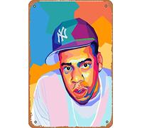 Zuhhgii Retro Metal Plaque Sign | Jay z wpap | Vintage Funny Tin Sign for Gift Home Bar Kitchen Pub Wall Decor Signs 12x8 inch.