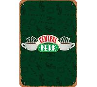 Zuhhgii Retro Metal Sign ABYstyle Friends Central Perk Vintage Tin Sign,Comic Style,Funny Signs,Film Movie Cinema Theater,Man Cave,Garage,Musical Pub,Brewery,Cafe,Wall Decor,Art 12x8 Inch