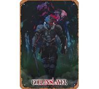 Zuhhgii Retro Metal Sign ABYstyle Goblin Slayer Goblin Slayer Vintage Tin Sign,Comic Style,Funny Signs,Film Movie Cinema Theater,Man Cave,Garage,Musical Pub,Brewery,Cafe,Wall Decor,Art 12x8 Inch