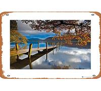 Zuhhgii Retro Metal Sign GBeye Derwent Jetty Art Vintage Tin Sign,Comic Style,Funny Signs,Film Movie Cinema Theater,Man Cave,Garage,Musical Pub,Brewery,Cafe,Wall Decor,Art 12x8 Inch