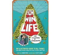 Zuhhgii Retro Metal Sign - How to Win at Life by Cheating at Everything 1 Comic Book NM - Anime Tin Sign film Poster for Music Cafe Bar Restaurant Supermarket Shop Film Gifts 8x12 Inches Plaque