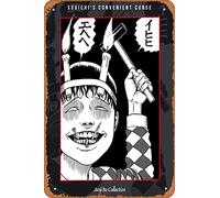 Zuhhgii Retro Metal Sign Junji Ito Souichi Vintage Tin Sign,Comic Style,Funny Signs,Film Movie Cinema Theater,Man Cave,Garage,Musical Pub,Brewery,Cafe,Wall Decor,Art 12x8 Inch