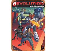 Zuhhgii Retro Metal Sign - Micronauts: Revolution 1 Var A Comic Book NM - Anime Tin Sign film Poster for Music Cafe Bar Restaurant Supermarket Shop Film Gifts 8x12 Inches Plaque