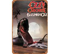 Zuhhgii Retro Metal Sign Ozzy Blizzard of Ozz Vintage Tin Sign,Comic Style,Funny Signs,Film Movie Cinema Theater,Man Cave,Garage,Musical Pub,Brewery,Cafe,Wall Decor,Art 12x8 Inch