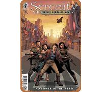 Zuhhgii Retro Metal Sign - Serenity: Firefly Class 03-K64-No Power in the ’Verse 2 Var A Comic Book NM - Anime Metal Tin Sign film Poster for Music Cafe Bar Restaurant Supermarket Shop Film Gifts 8x12