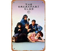 Zuhhgii Retro Metal Sign The Breakfast Club Key Art Vintage Tin Sign,Comic Style,Funny Signs,Film Movie Cinema Theater,Man Cave,Garage,Musical Pub,Brewery,Cafe,Wall Decor,Art 12x8 Inch