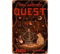 Zuhhgii Retro Metal Tin Sign Kubo and the Two Strings Movies Poster Classic Film Decorative Funny Retro Signs for Men Women 8x12 Inch Movies & TV Series Art Wall Decor Tin Sign.