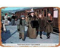 Zuhhgii Retro Movie Poster Railway Children,The 1970 Tin Sign,Vintage of Classic Old Film Poster Metal Sign TV Bar Gift Karaoke Music Club Restaurant Man Cave Wall Decoration 8x12 Inches Plaques.