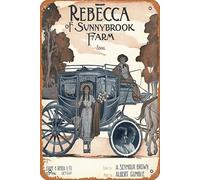 Zuhhgii Retro Movie Poster Rebecca Of Sunnybrook Farm 1918 Tin Sign,Vintage of Classic Old Film Poster Metal Sign TV Bar Gift Karaoke Music Club Restaurant Man Cave Wall Decoration 8x12 Inches Plaques
