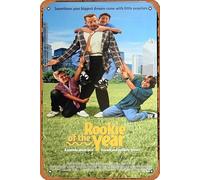Zuhhgii Retro Movie Poster ROOKIE OF THE YEAR Original Daybill Movie poster Daniel Stern Gary Busey Tin Sign 8x12 Inches,Vintage of Classic Old Film Poster Metal Sign Bar Gift Karaoke Club Man Cave