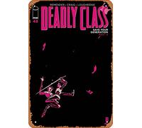 Zuhhgii Retro Sign - DEADLY CLASS #48 CVR A CRAIG & LOUGHRIDGE (MR) - Anime Metal Tin Sign film Poster for Music Cafe Bar Restaurant Supermarket Shop Film Gifts 8x12 Inches Plaque