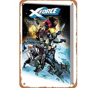 Zuhhgii Retro Sign - X-FORCE TP VOL 01 SINS OF PAST - Anime Metal Tin Sign film Poster for Music Cafe Bar Restaurant Supermarket Shop Film Gifts 8x12 Inches Plaque