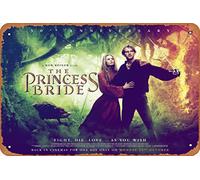 Zuhhgii Retro The Princess Bride (#3 of 4) Metal Sign Vintage Look Kitchen Signs Wall Decor Fight. Die. Love... As you wish 1987 Movie Poster Bar Decorations Funny Tin Art Plaques 8x12 Inch