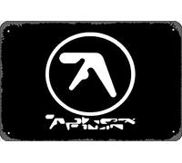 Zuhhgii Retro Tin Sign Aphex Twin Vintage Funny Novelty Metal Signs Man Cave Humorous Signs Movies Music Bar Art Poster Retro Print Wall Decor Garage Gifts 12x8 Inches