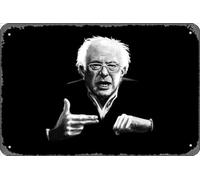 Zuhhgii Retro Tin Sign Bernie Sanders Run The Jewels Vintage Funny Novelty Metal Signs Man Cave Humorous Signs Movies Music Bar Art Poster Retro Print Wall Decor Garage Gifts 12x8 Inches