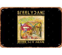 Zuhhgii Retro Tin Sign Do It Again - Steely Dan Vintage Funny Novelty Metal Signs Man Cave Humorous Signs Movies Music Bar Art Poster Retro Print Wall Decor Garage Gifts 12x8 Inches