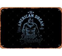 Zuhhgii Retro Tin Sign Dusty Rhodes Vintage Funny Novelty Metal Signs Man Cave Humorous Signs Movies Music Bar Art Poster Retro Print Wall Decor Garage Gifts 12x8 Inches