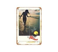 Zuhhgii Retro Tin Sign Film Tickets Follow Me Movie Vintage Metal Sign Kitchen Garage Man Cave Wall Decor Funny Karaoke Gift TV drama Art Poster 8x12 Inch.