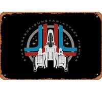Zuhhgii Retro Tin Sign Gunstar - The Last Starfighter Vintage Funny Novelty Metal Signs Man Cave Humorous Signs Movies Music Bar Art Poster Retro Print Wall Decor Garage Gifts 12x8 Inches