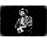 Zuhhgii Retro Tin Sign Merle Haggard Vintage Funny Novelty Metal Signs Man Cave Humorous Signs Movies Music Bar Art Poster Retro Print Wall Decor Garage Gifts 12x8 Inches