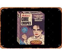 Zuhhgii Retro Tin Sign Robert cure crispy Vintage Funny Novelty Metal Signs Man Cave Humorous Signs Movies Music Bar Art Poster Retro Print Wall Decor Garage Gifts 12x8 Inches