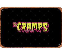 Zuhhgii Retro Tin Sign the cramps Vintage Funny Novelty Metal Signs Man Cave Humorous Signs Movies Music Bar Art Poster Retro Print Wall Decor Garage Gifts 12x8 Inches