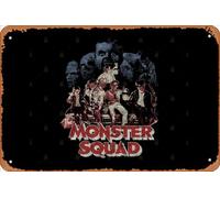 Zuhhgii Retro Tin Sign The Monster Squad, cult classic, horror, 80s Vintage Funny Novelty Metal Signs Man Cave Humorous Signs Movies Music Bar Art Poster Retro Print Wall Decor Garage Gifts 12x8