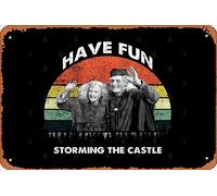 Zuhhgii Retro Tin Sign The Princess Bride Have fun storming the castle Vintage Funny Novelty Metal Signs Man Cave Humorous Signs Movies Music Bar Art Poster Retro Print Wall Decor Garage Gifts 12x8