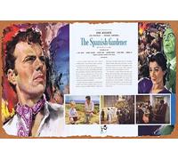 Zuhhgii Retro Tin Sign THE SPANISH GARDENER Original Movie Trade Ad Dirk Bogarde Retro of Classic Old Film Poster Metal Sign TV Bar Man Cave Wall Decor 8x12 Inches.