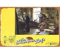 Zuhhgii Retro Tin Sign THE SUNSHINE BOYS Lobby Card 7 Walter Matthau George Burns Jane Fonda Donald Sutherland Retro of Classic Old Film Poster Metal Sign TV Bar Man Cave Wall Decor 8x12 Inches.