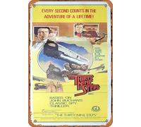 Zuhhgii Retro Tin Sign THE THIRTY NINE STEPS Original Daybill Movie Poster Robert Powell David Warner Karen Dotrice Retro of Classic Old Film Poster Metal Sign TV Bar Man Cave Wall Decor 8x12 Inches.