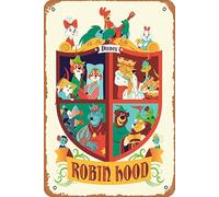 Zuhhgii Robin Hood Movie Series Vintage Retro Tin Sign,Movie Poster Art Classic Film Television Posters Man Cave Wall Art Decor Gift Women Men 8x12inch Metal Tin Sign.