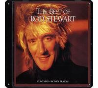 Zuhhgii Rod Stewart - The Best Of Rod Stewart Metal Signs Vintage Rock Music Wall Decor Man Cave Tin Sign Gym Pool Bar Bathroom Yard Garage Pub Plaque Poster Wall Art Sign 12x12 Inch