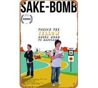 Zuhhgii Sake Bomb Follow the yellow brick road to happiness 2013 Retro of Classic Old Film Poster Metal Sign Bar Gift Wall Art Decor Tin Sign - 8x12inch.
