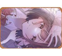 Zuhhgii Shinonome Ena, Lying Down, Project Sekai Colorful Stage - 8 X 12 Inch Retro Tin Sign