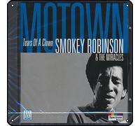 Zuhhgii Smokey Robinson & The Miracles - Tears Of A Clown Metal Signs Vintage Rock Music Wall Decor Man Cave Tin Sign Gym Pool Bar Bathroom Yard Garage Pub Plaque Poster Wall Art Sign 12x12 Inch